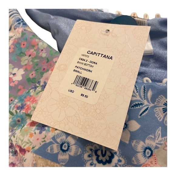 Capittana Dora Patchwork Bikini Bottom NWT - Picture 3 of 7